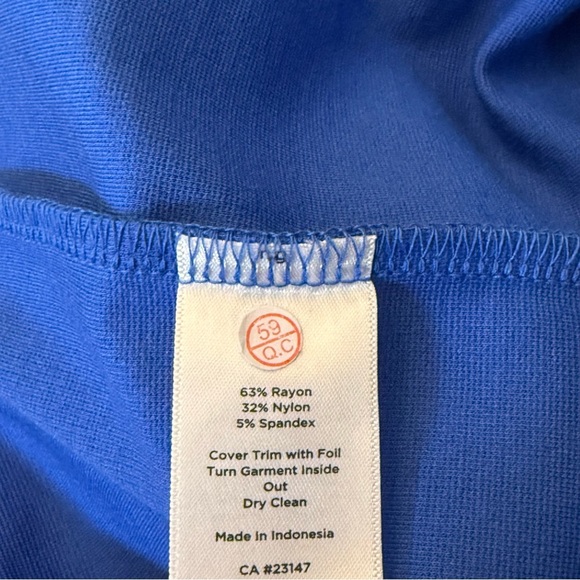 Talbots short sleeve Royal Blue Sheath Dress Women’s Size 10 petite NWT - Picture 9 of 13